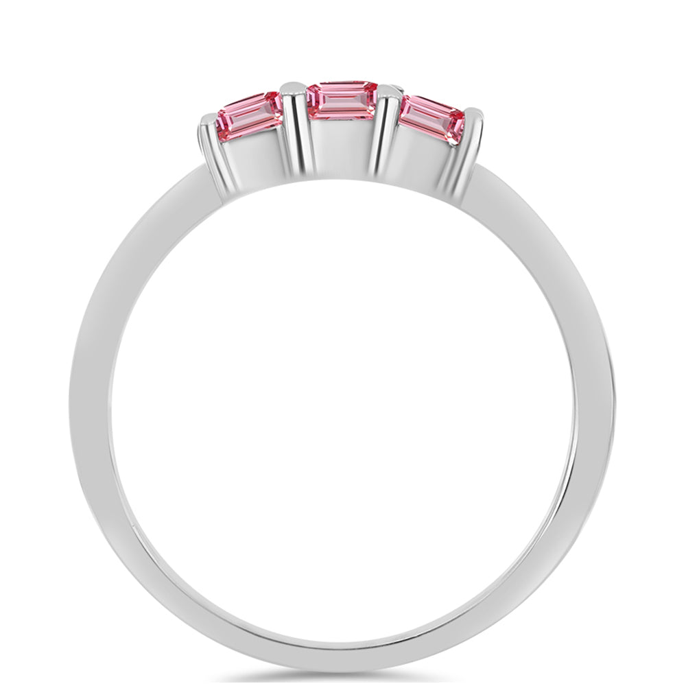 Anillo de Plata con Turmalina Rosa de Pelmadulla