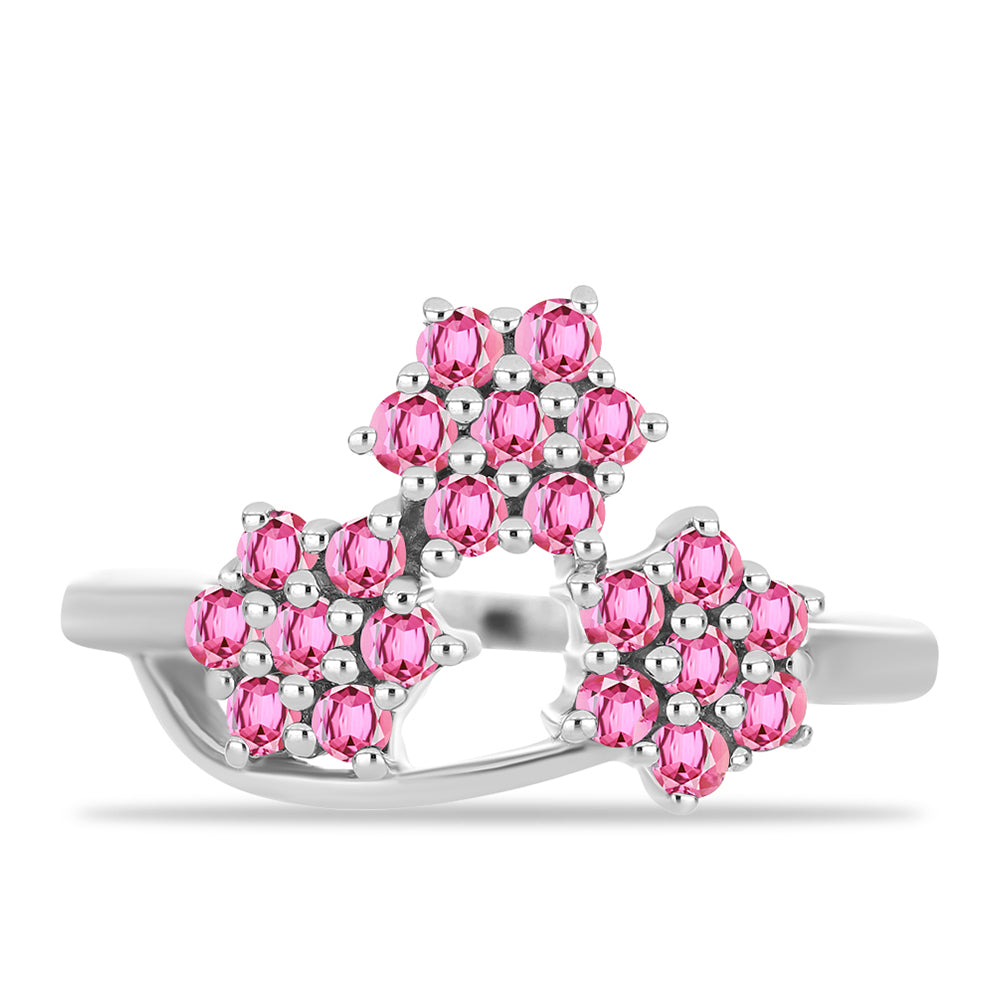 Anillo de Plata con Turmalina Rosa de Pelmadulla