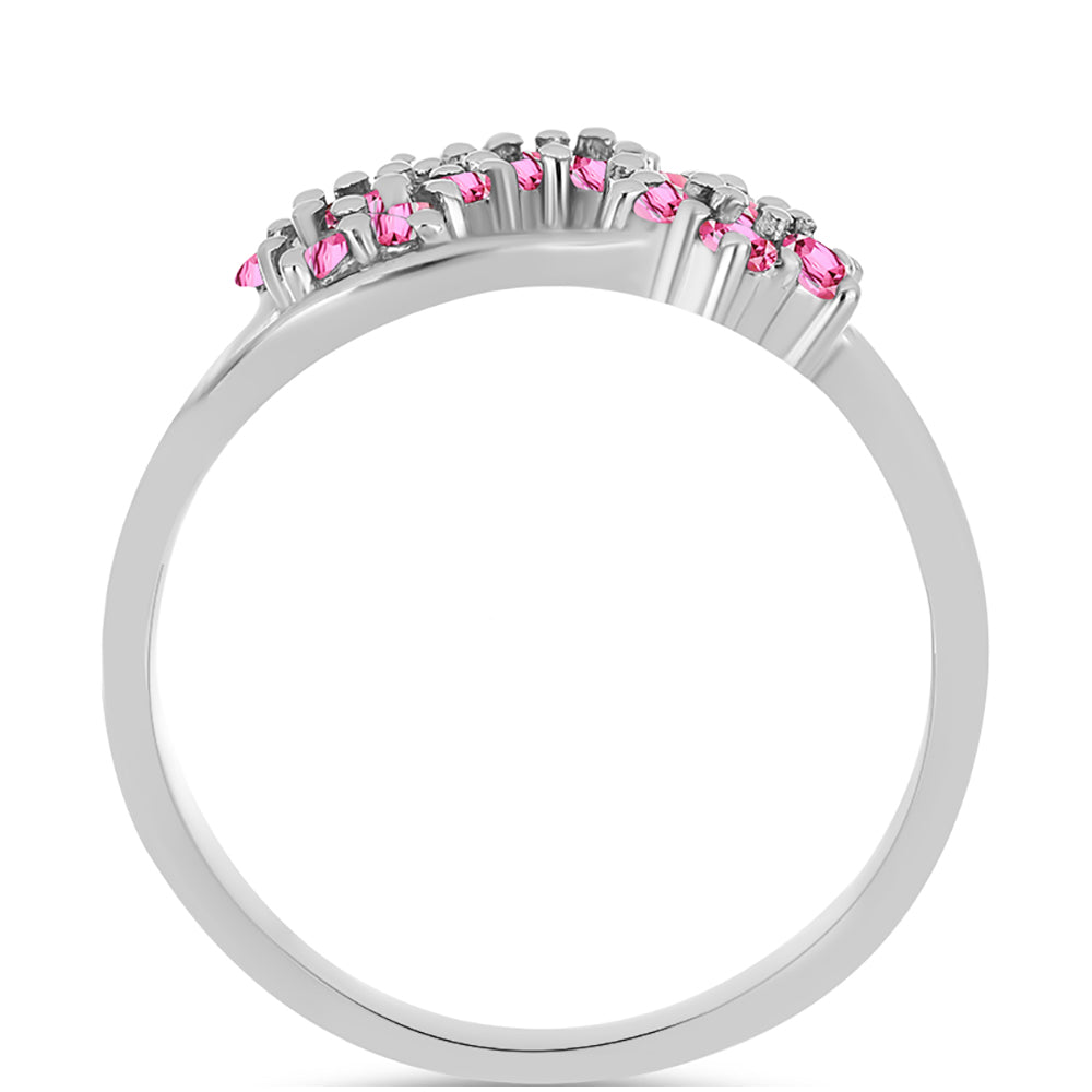 Anillo de Plata con Turmalina Rosa de Pelmadulla