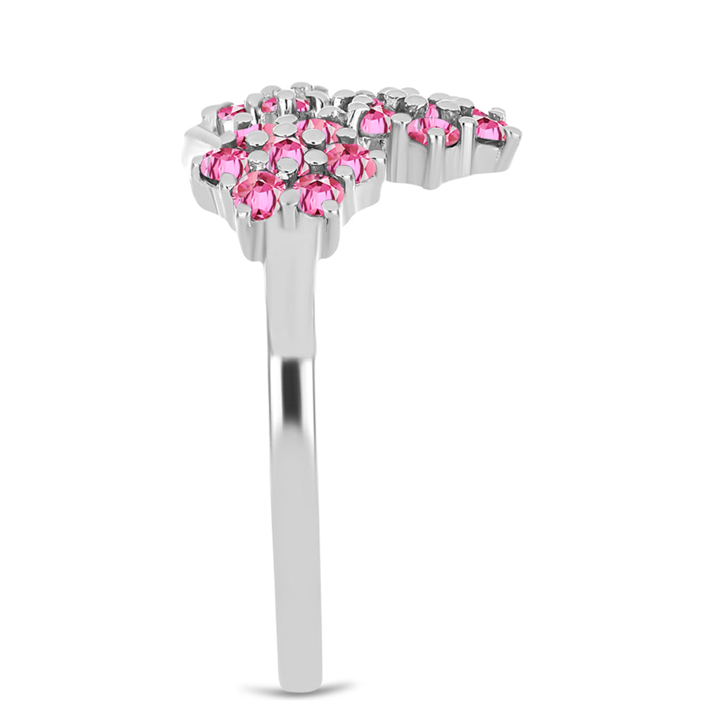 Anillo de Plata con Turmalina Rosa de Pelmadulla