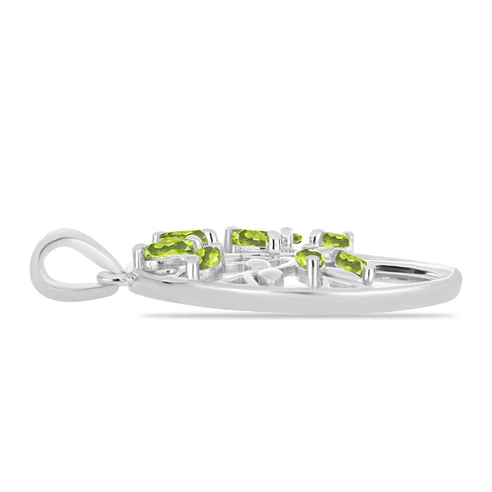Colgante de Plata con Peridoto de Changbai
