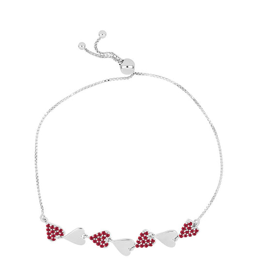 Pulsera de Plata con Rubí de Madagascar