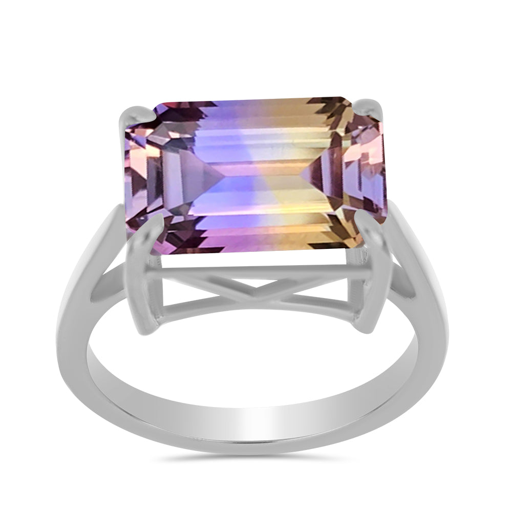 Anillo de Plata con Amatrino de Anahi