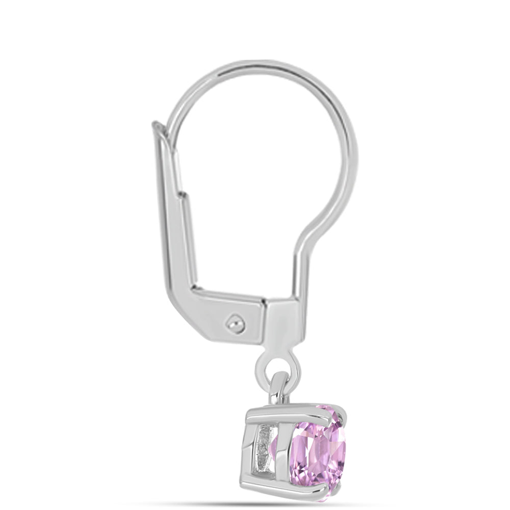 Pendientes de Plata con Kunzita de Pala