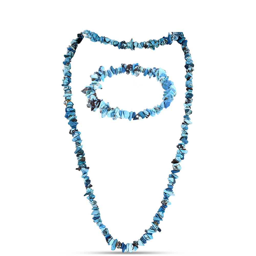 Conjunto Pepita con Turquesa Bella Durmiente ( Collar +Pulsera )