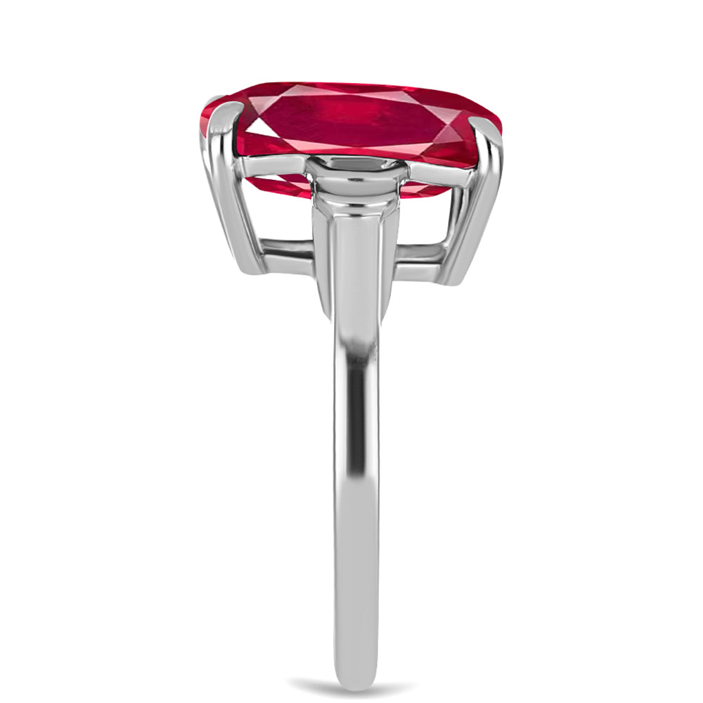 Anillo de Plata con Rubí de Madagascar
