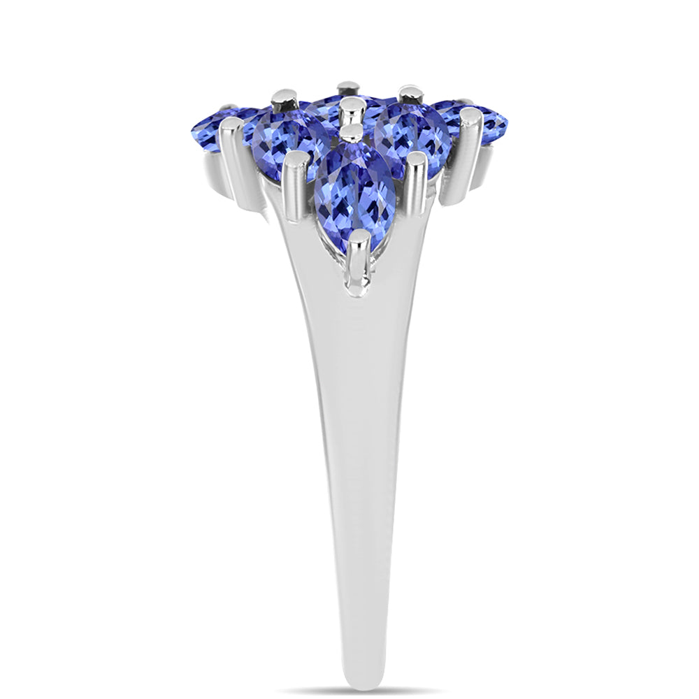Anillo de Plata con Tanzanita AAA