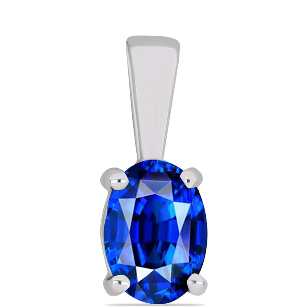 Colgante de Plata con Zafiro Azul Australiano