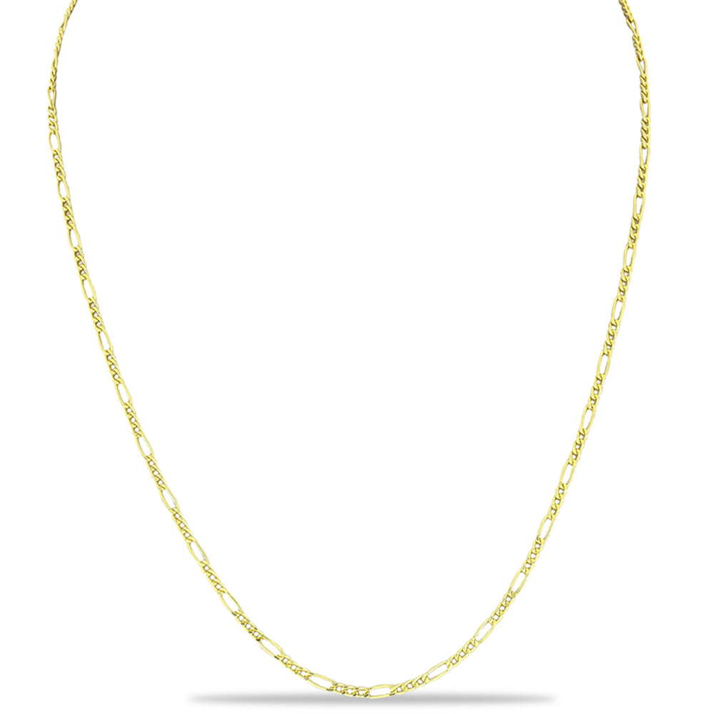 Cadena de Plata Bañada en Oro