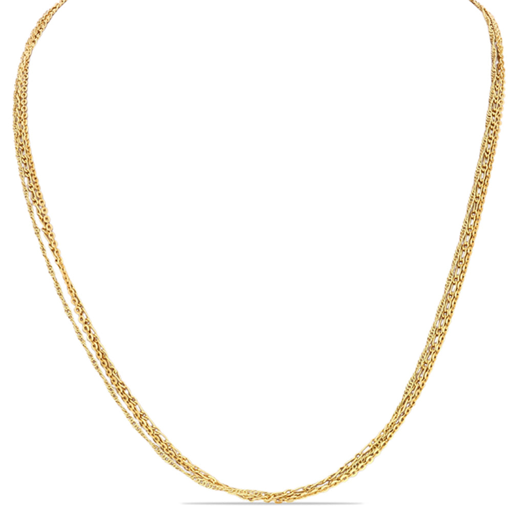 Conjunto de Plata Bañada en Oro ( Collar )