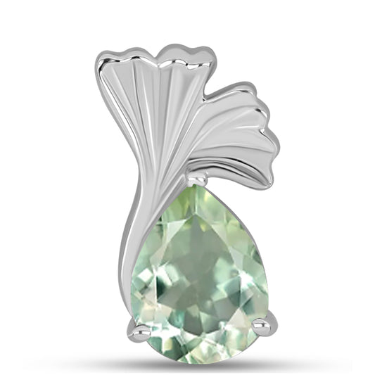 Colgante de Plata con Amatista Verde