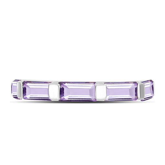 Anillo de Plata con Amatista Rosa de Francia