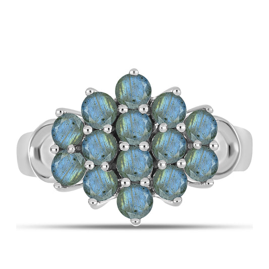 Anillo de Plata con Labradorita