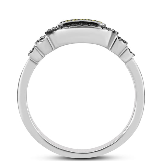 Anillo de Plata con Marcasita de Austria