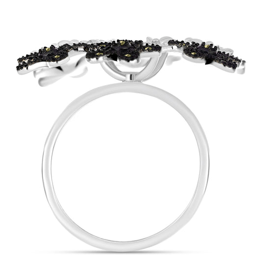 Anillo de Plata con Marcasita de Austria