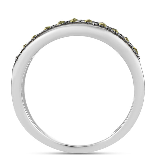 Anillo de Plata con Marcasita de Austria
