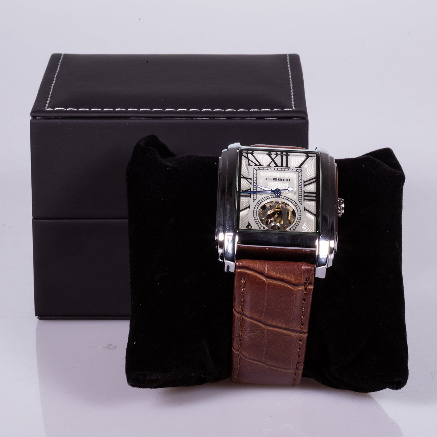 Reloj de moda para mujer con correa de cuero