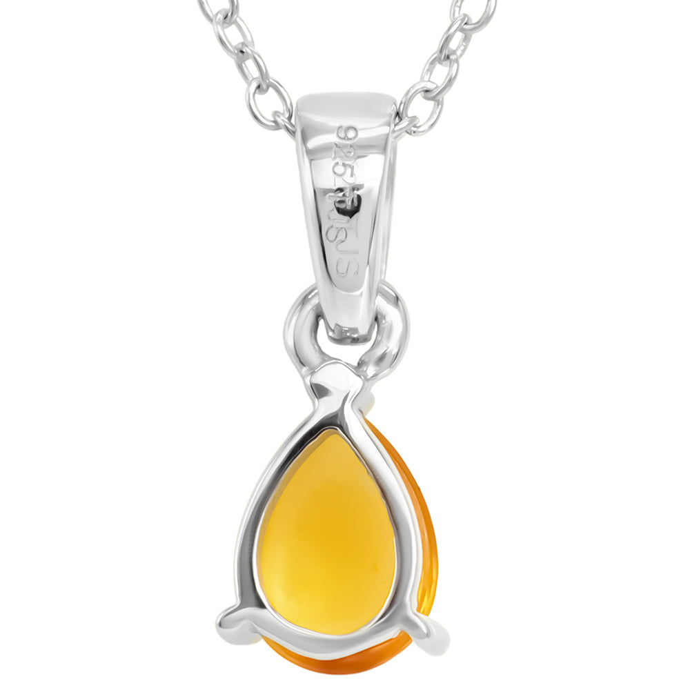 Colgante de Plata con Cuarzo de La Toscana