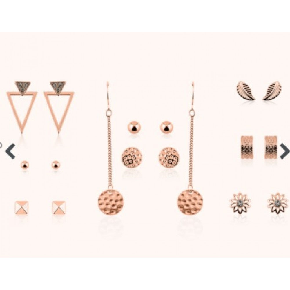 Pierre Cardin Conjunto de 9 pares de pendientes