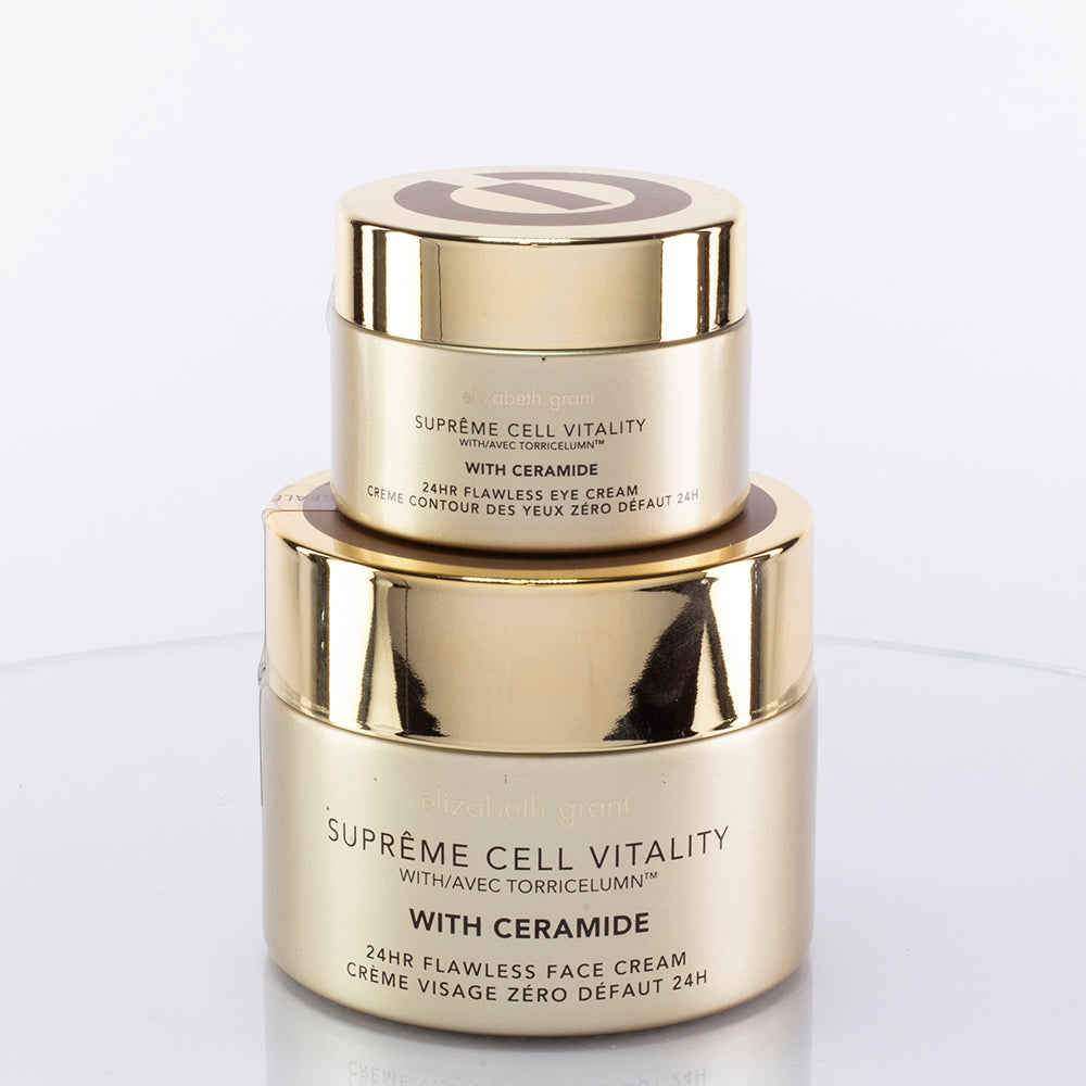 Elizabeth Grant "Supreme Cell Vitality" 24 horas perfecta crema de rostro y ojos con ceramida