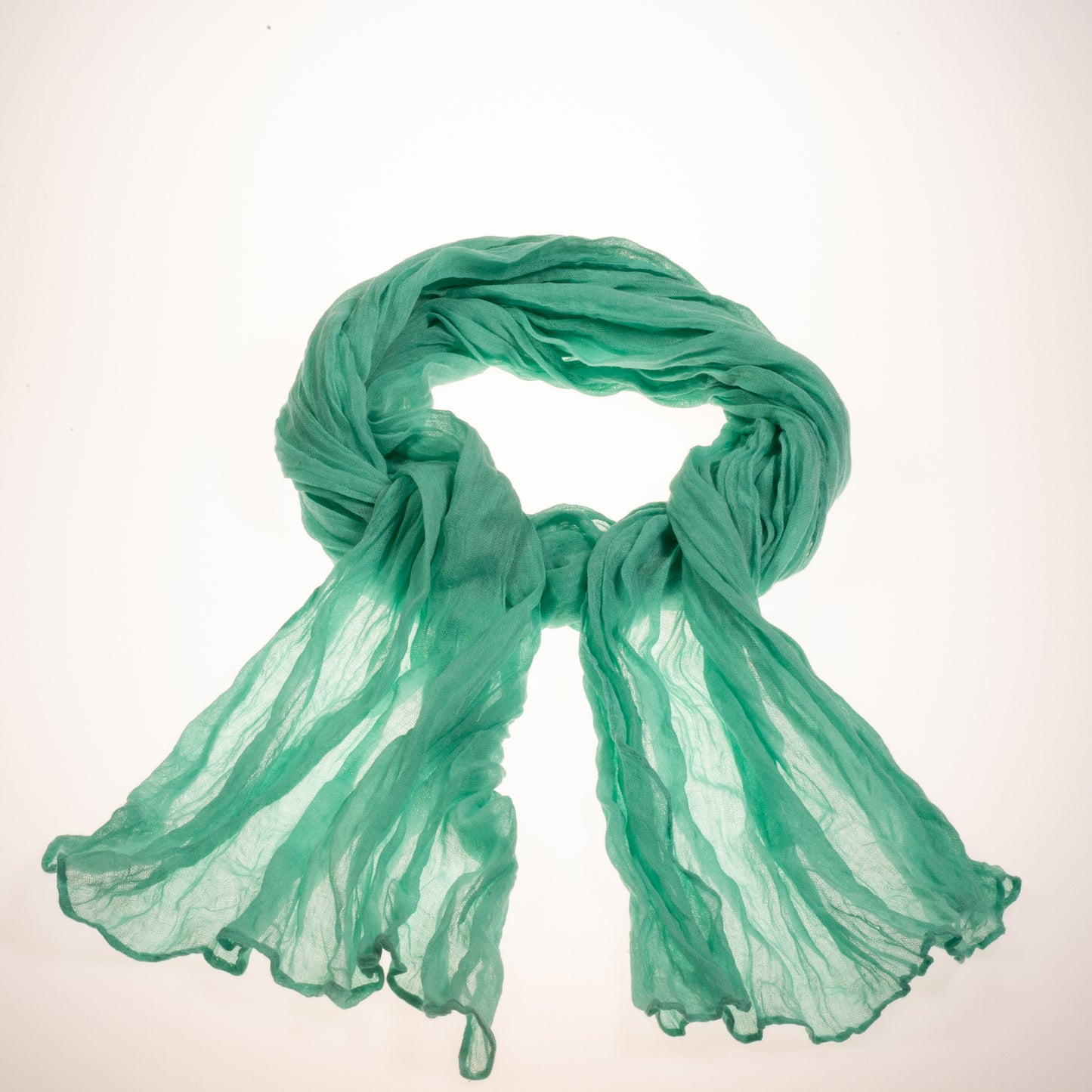 Lenço da moda, 100% viscose,160 cm x 50 cm, TURQUESA