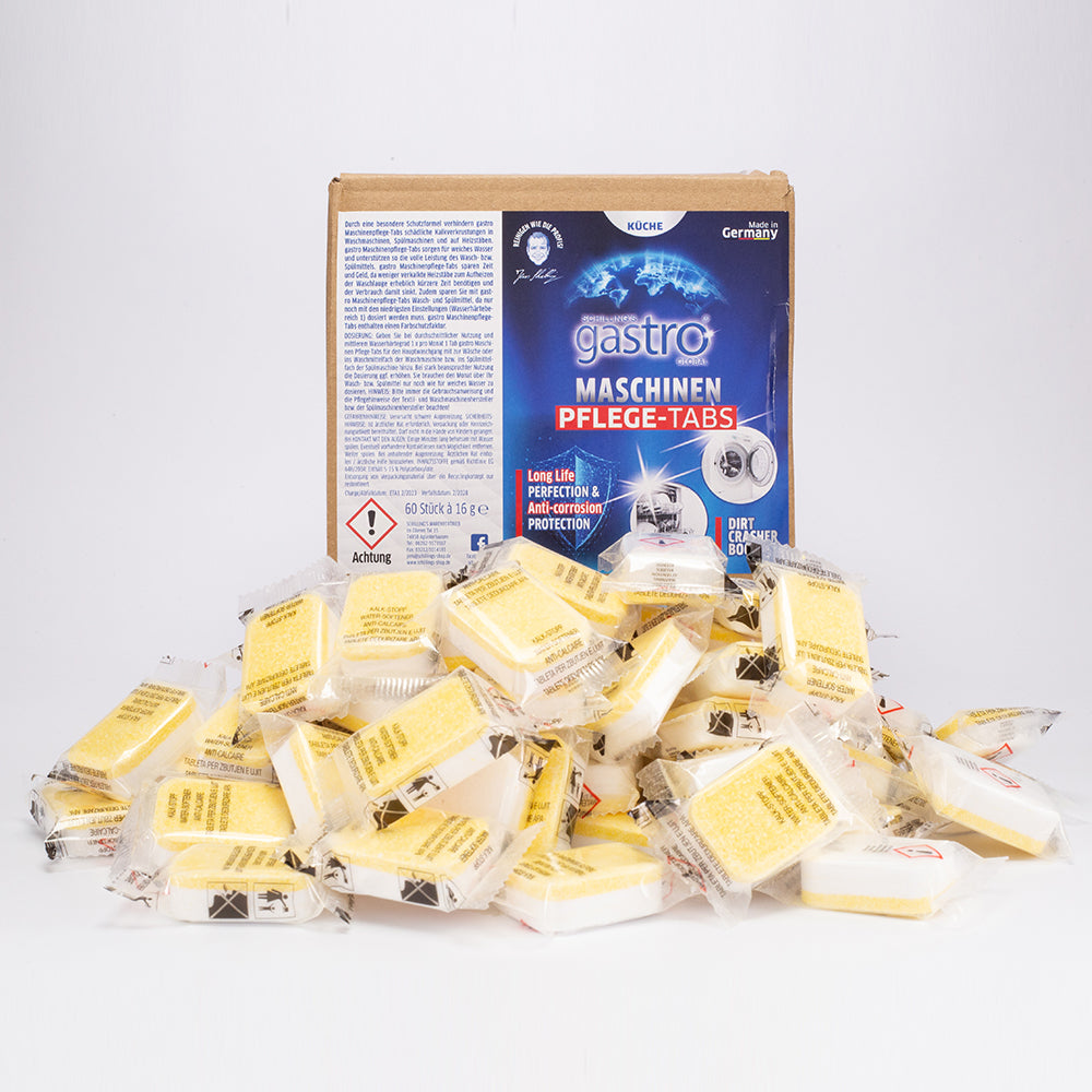 Pastillas para el mantenimiento de lavadoras y lavavajillas