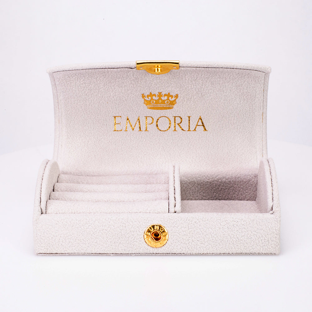 Joyero Emporia, gris claro