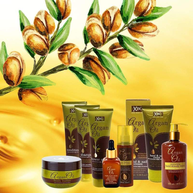 Jabón líquiedo antiinflamatorio y antibacteriano con aceite de argán, 300 ml - para manos y cuerpo