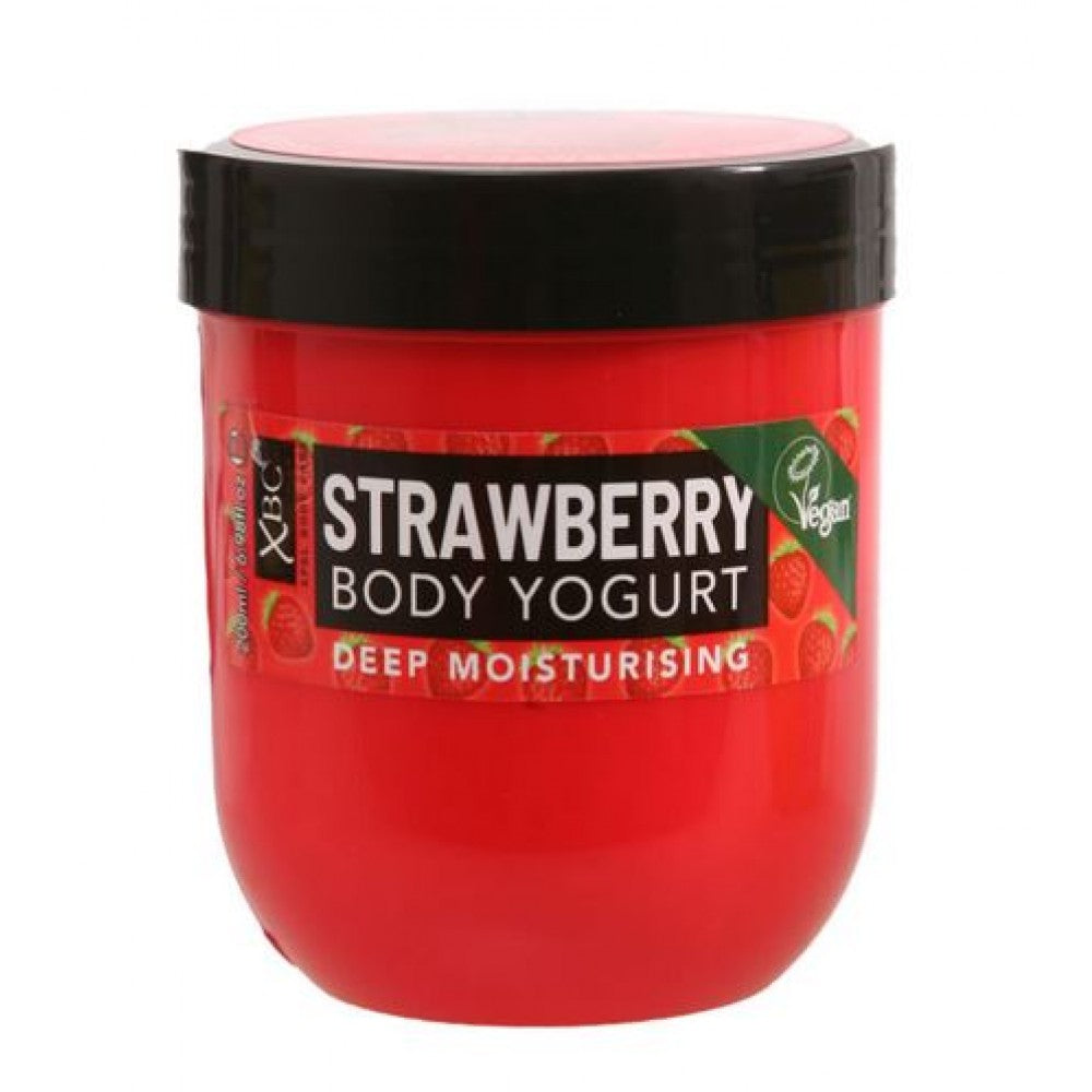 Yogur para el cuerpo de fresa, 200ml