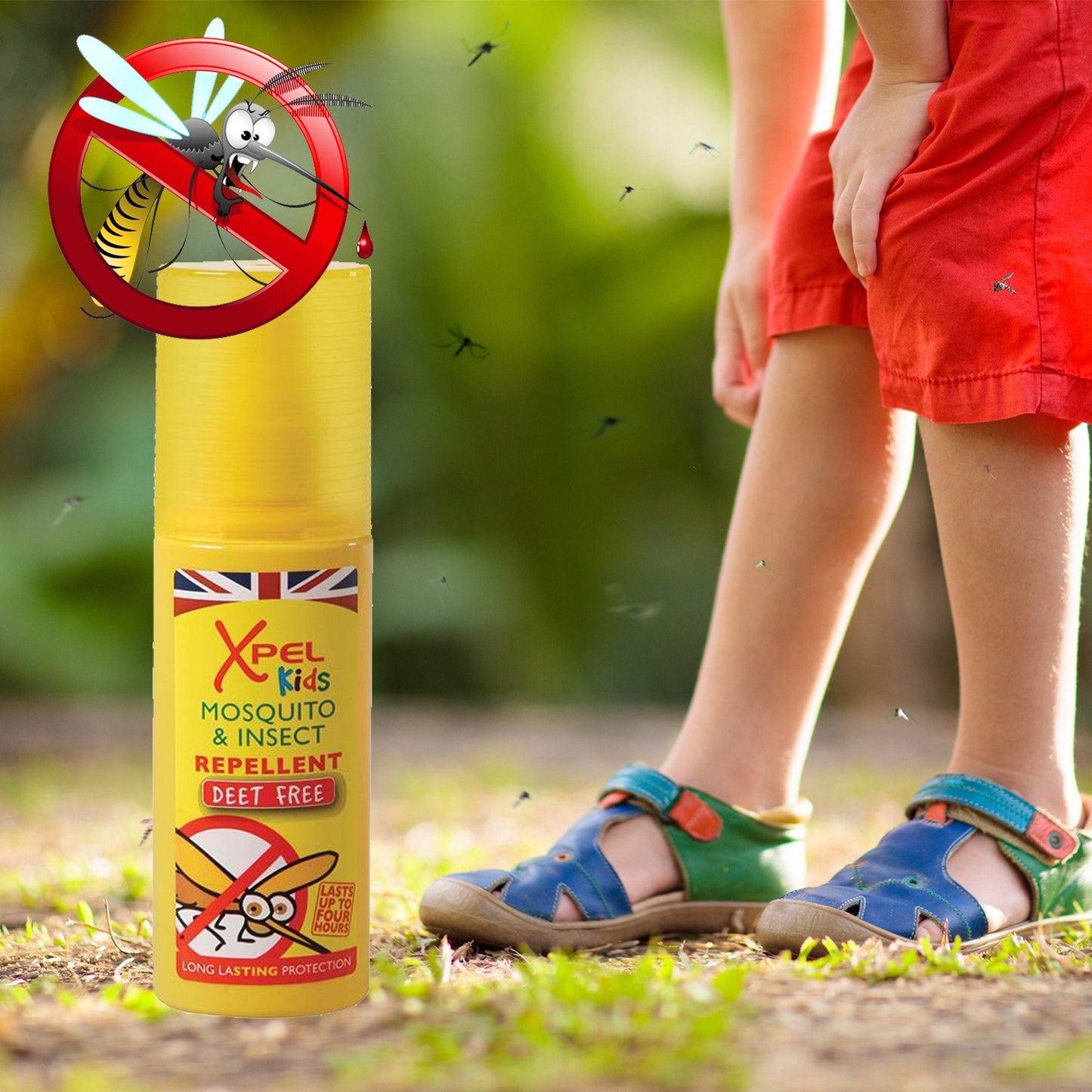 Spray Repelente de Mosquitos e Insectos de Ultra Larga Duración para Niños - 70 ml