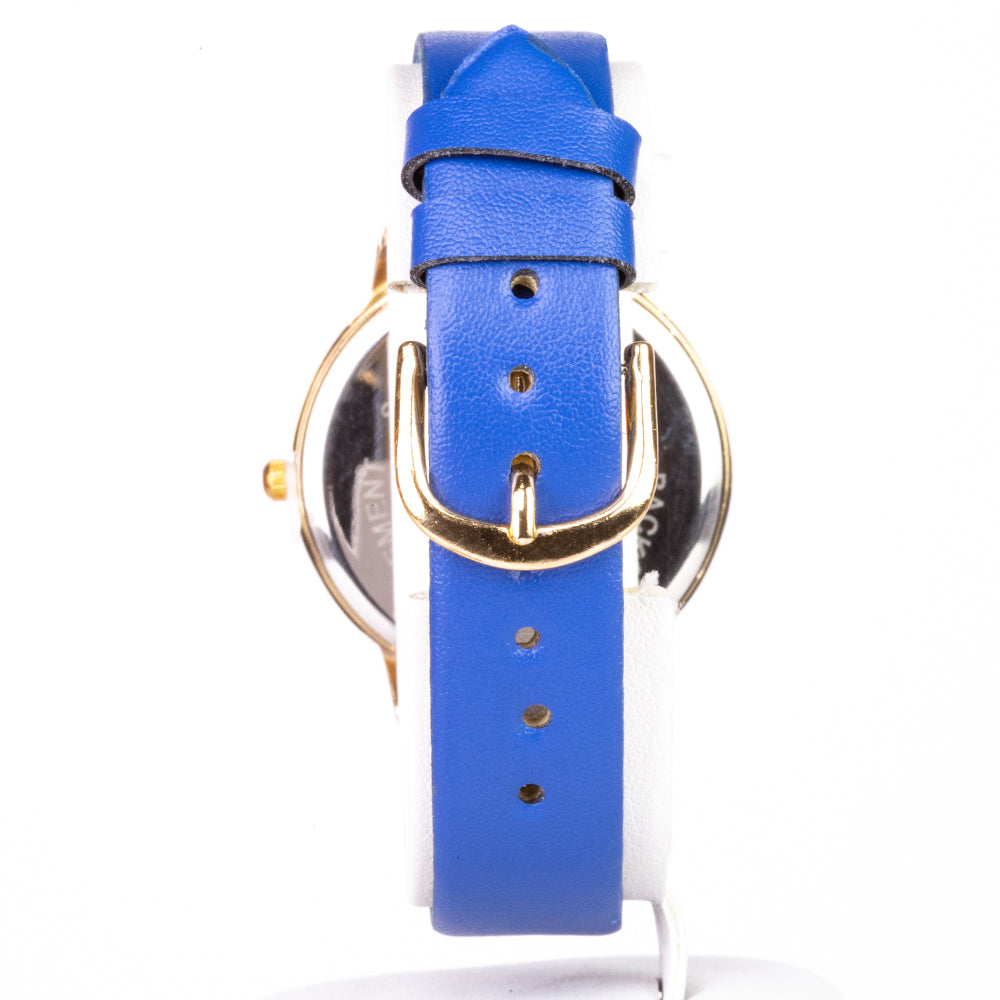 de Aleación Bañado en Oro con Zafiro