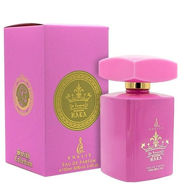 100 ml Eau de Perfume Khalis Princess Hala, Fragancia Floral para Mujer