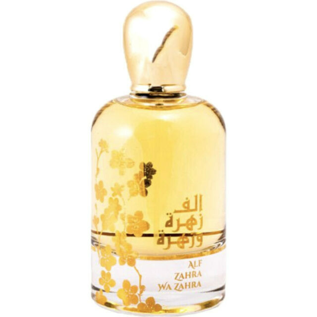 100 ml Eau de Parfum Alf Zahra Wa Zahra fragancia de almizcle, sándalo, picante para mujer
