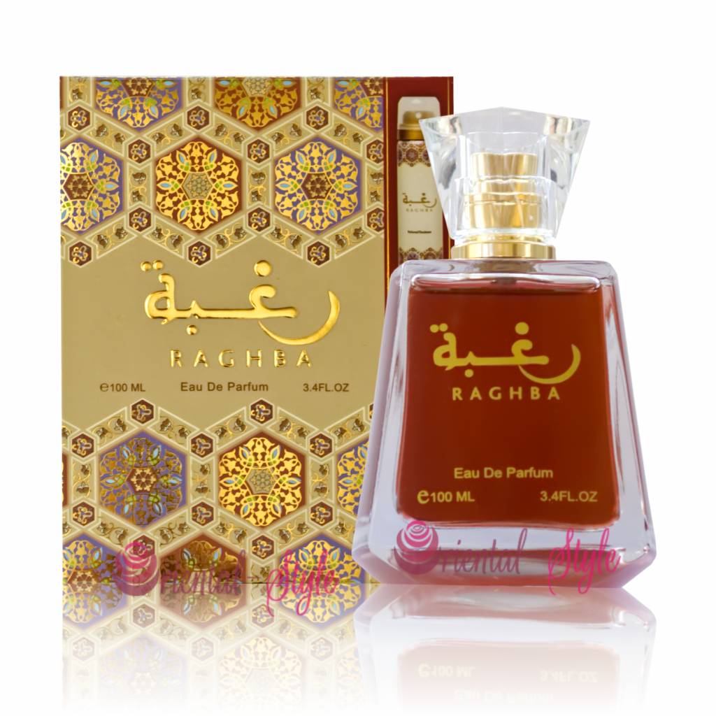 100 ml Eau de Pafurm Raghba fragancia ahumada de vainilla para mujeres