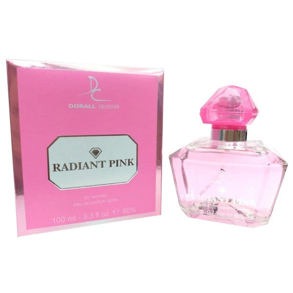 100ml Agua de perfume.RADIANT PINK Fragancia floral para mujer