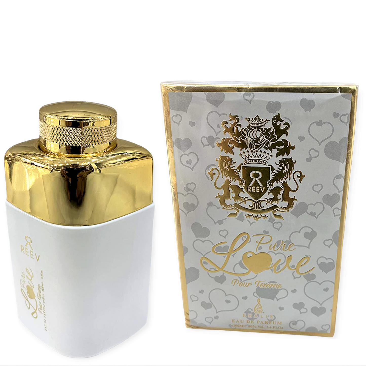 100 ml Eau de Perfume Pure Love Fragancia floral afrutada dulce para mujer