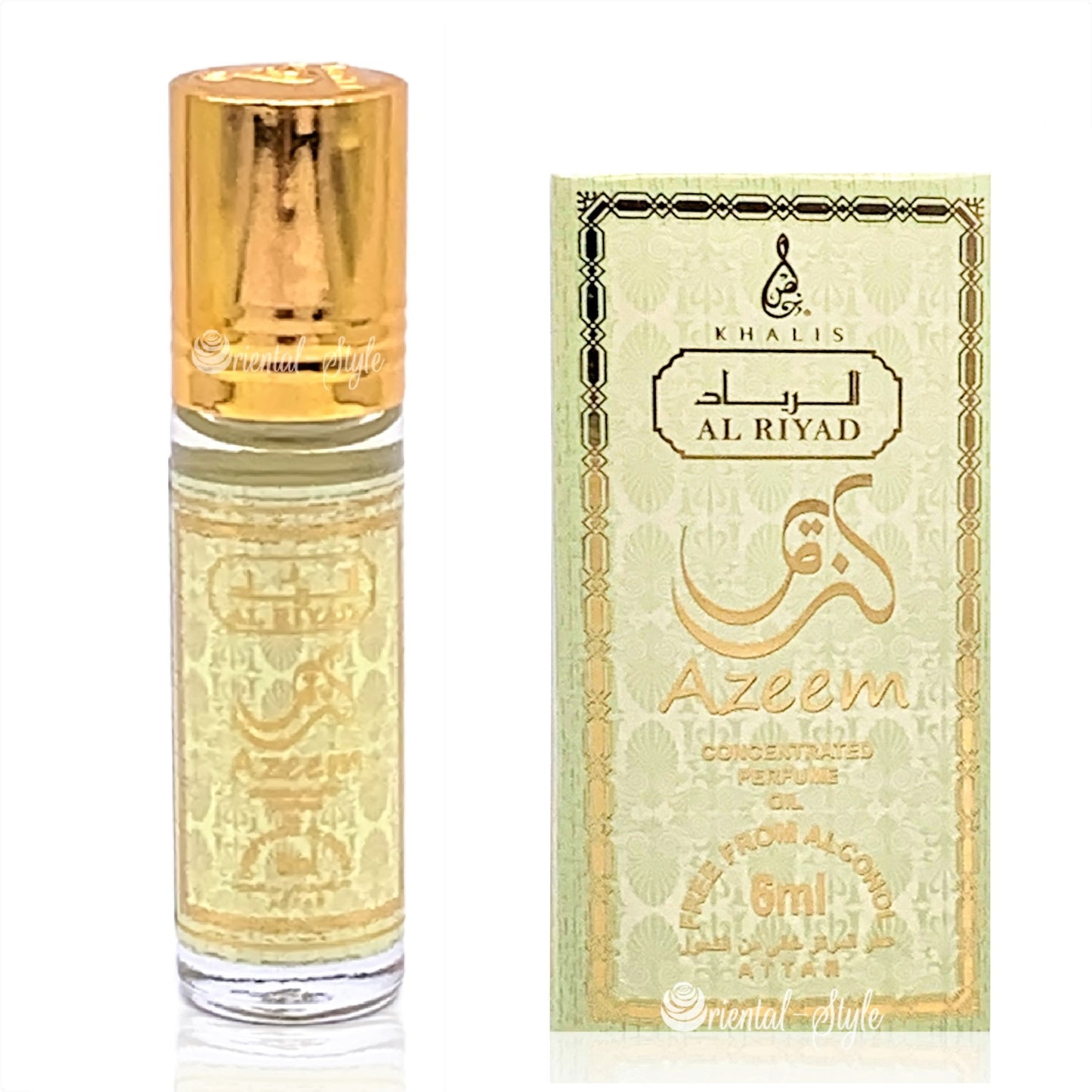 6 ml Aceite de perfume 6 ml Azeem Spicy Vanilla Fragancia para mujer
