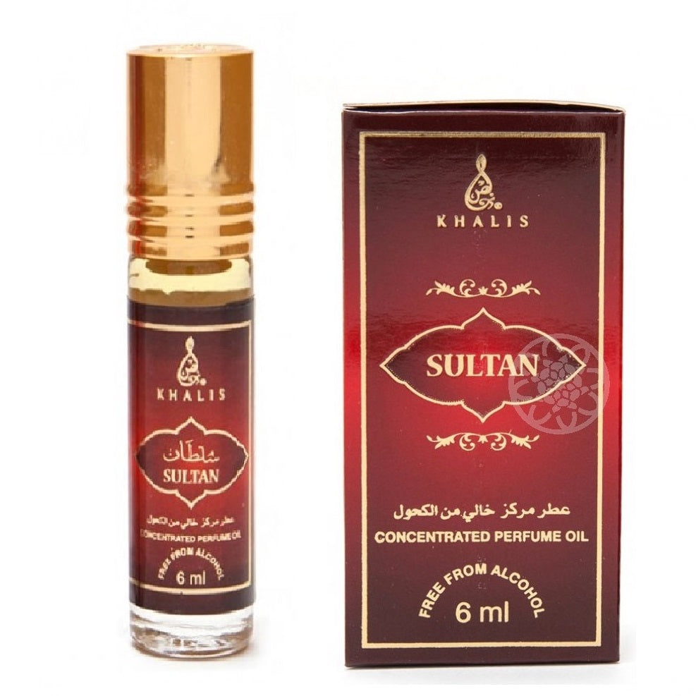6 ml Aceite de perfume Sultan Musky Ambery Fragancia Unisex