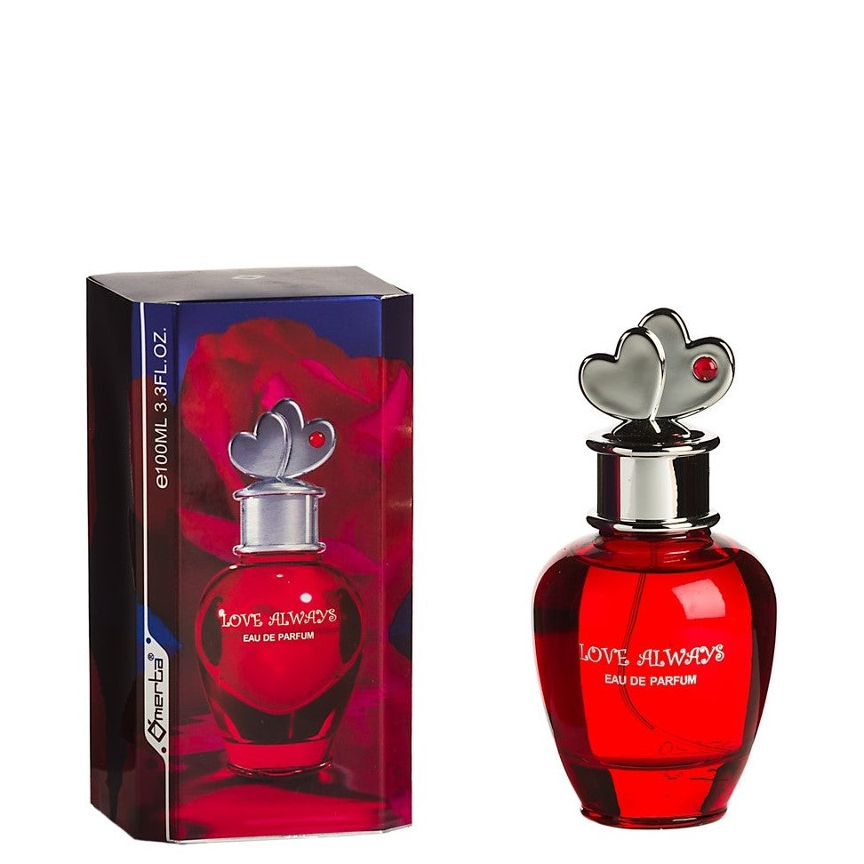 100 ml Eau de Perfume "LOVE ALWAYS" Fragancia Floral Frutal para Mujer, con contenido de aceite de fragancia 6%