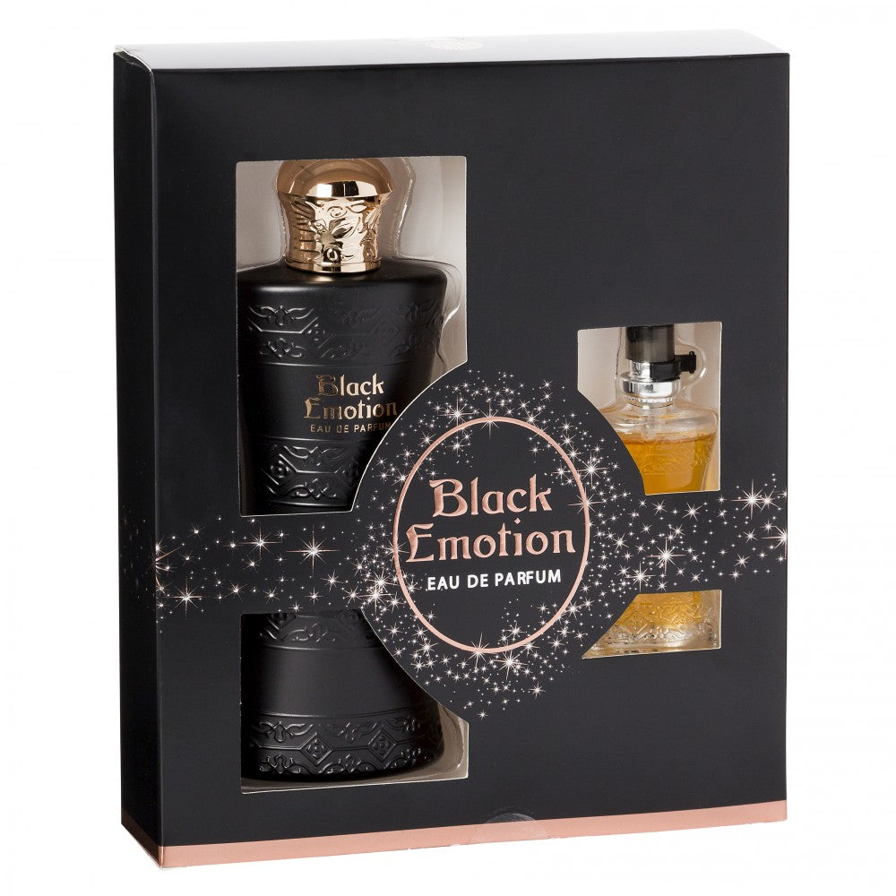 100 ml + 15 ml Eau de Perfume "BLACK EMOTION" Oriental - Fragancia de Vainilla para Mujer