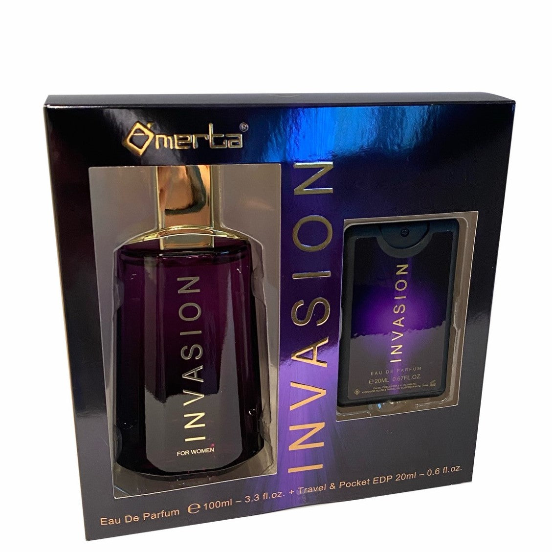 100 ml + 20 ml Eau de Perfume "INVASION" Fragancia Floral para Mujer