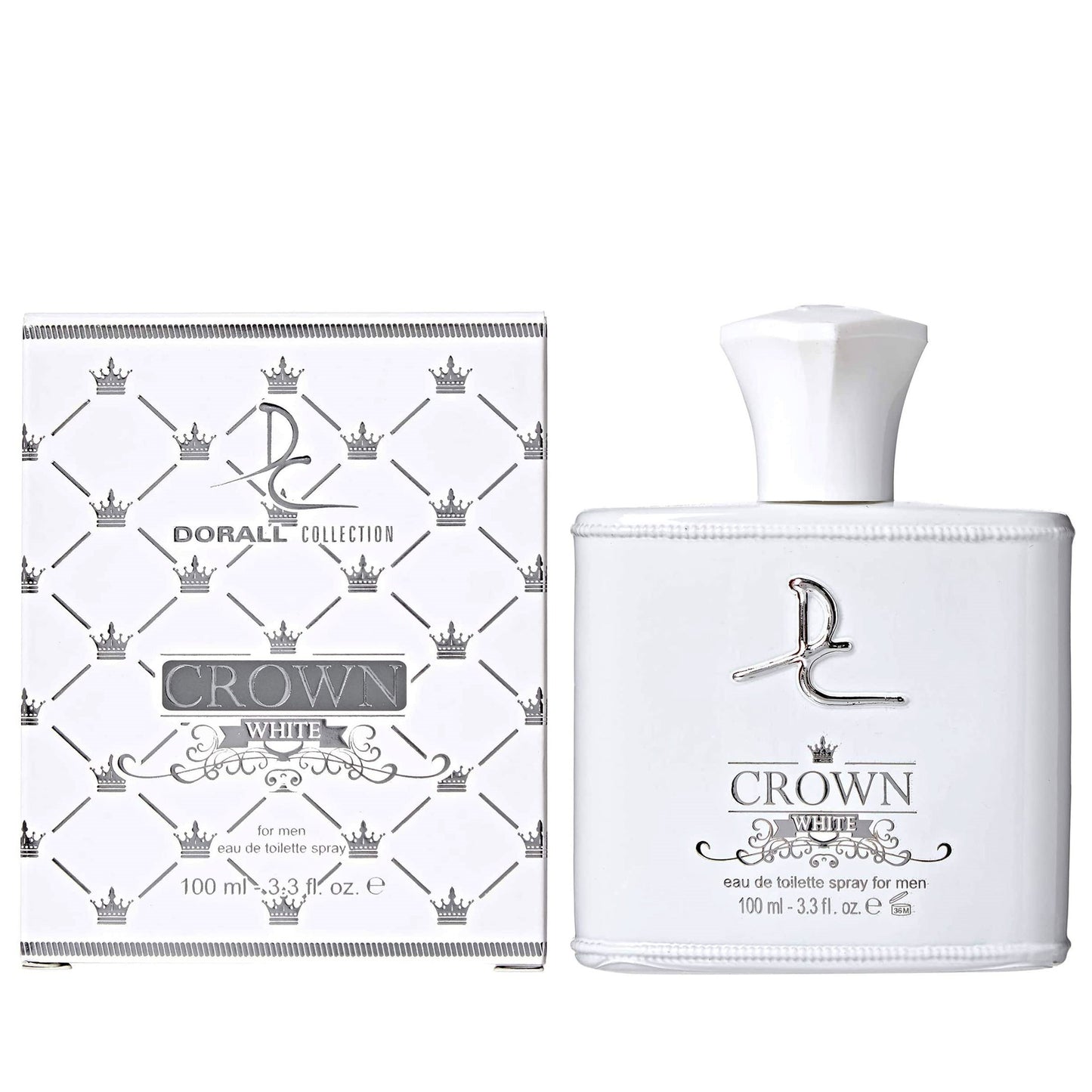 100 ml EDT "Crown White" Fragancia Cítrica Fresca para Hombre