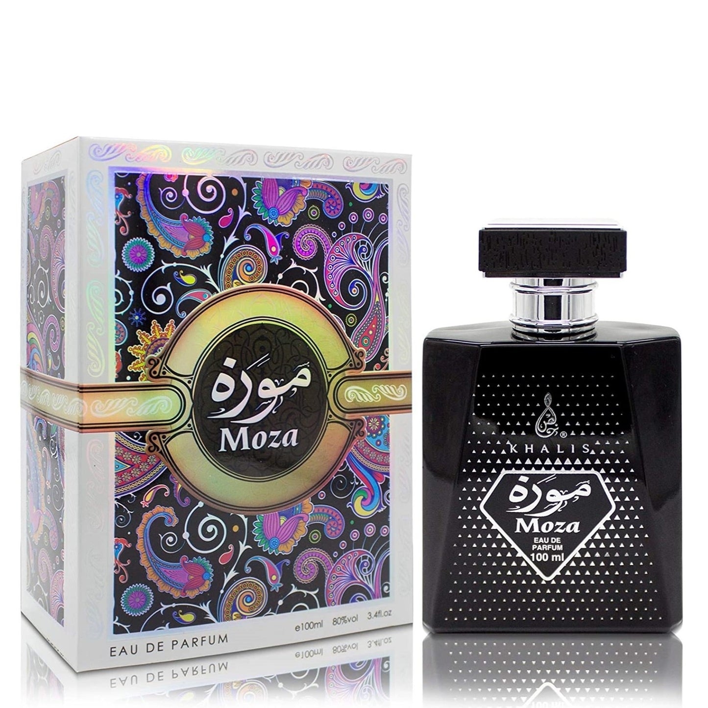 100 ml Eau de Perfume MOZA Fragancia de almizcle amaderado para hombres y mujeres
