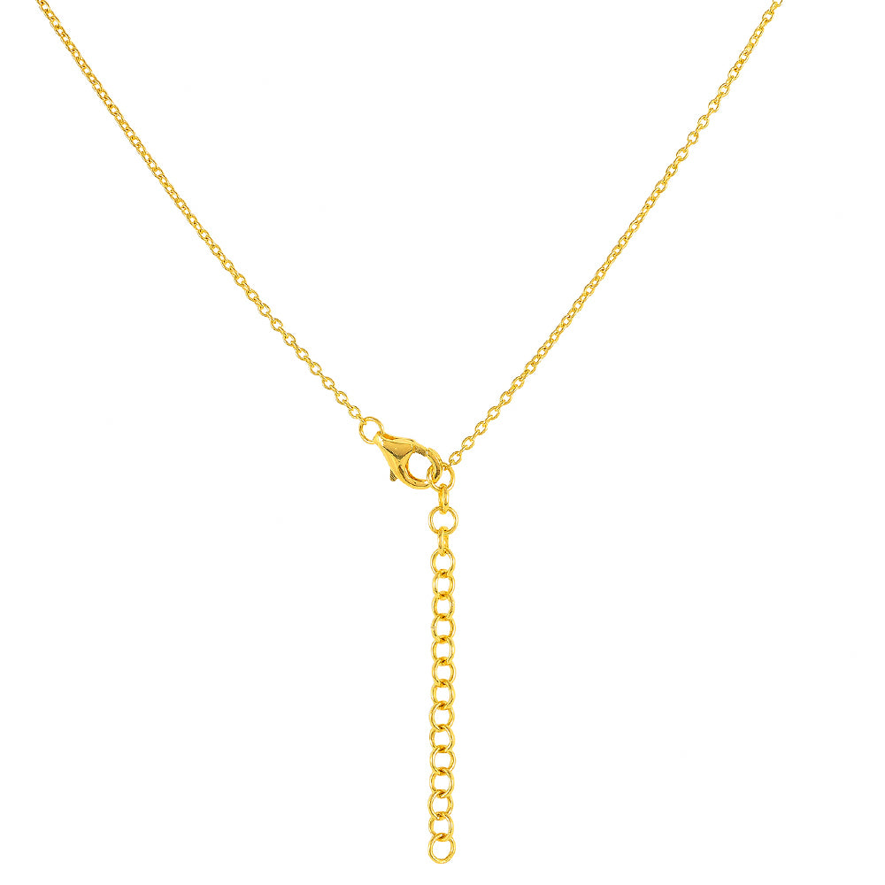 Collar de Plata Bañada en Oro con Charoita