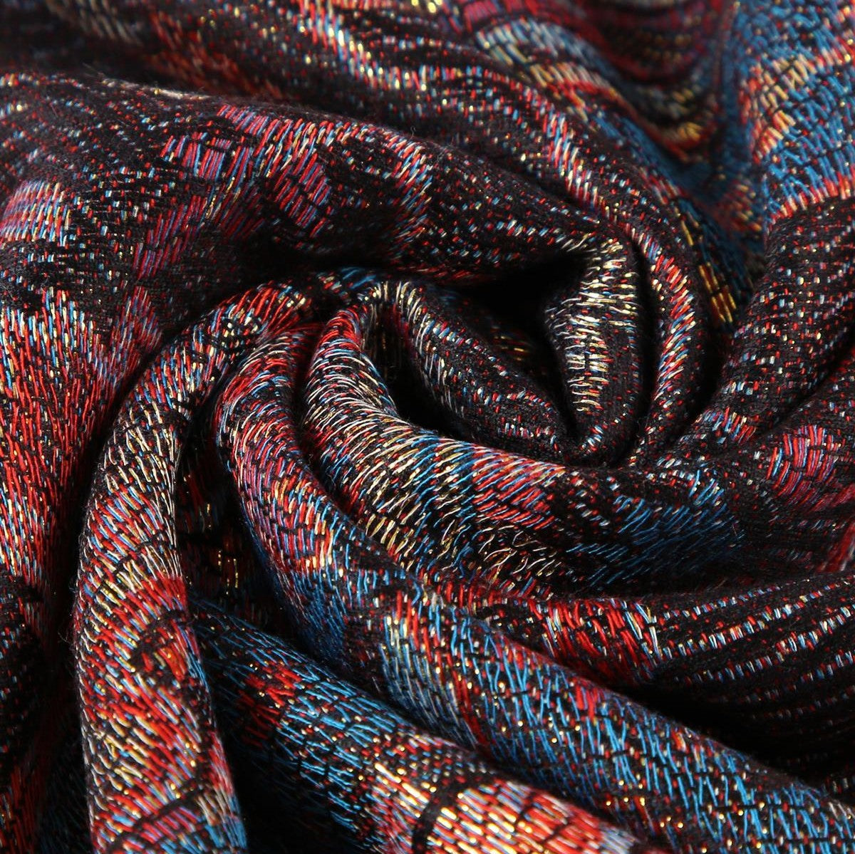 Bufanda de cachemira 100% pashmina auténtica, 70 cm x 180 cm, multicolor negro