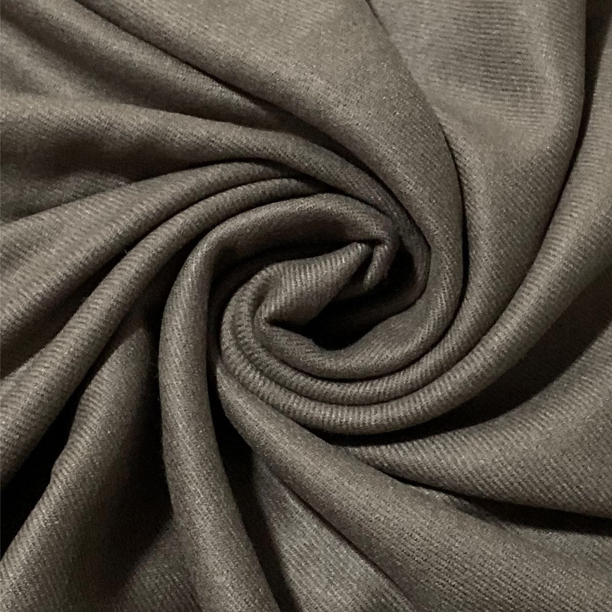 Bufanda de cachemira 100% pashmina auténtica, 70 cm x 170 cm, marrón claro