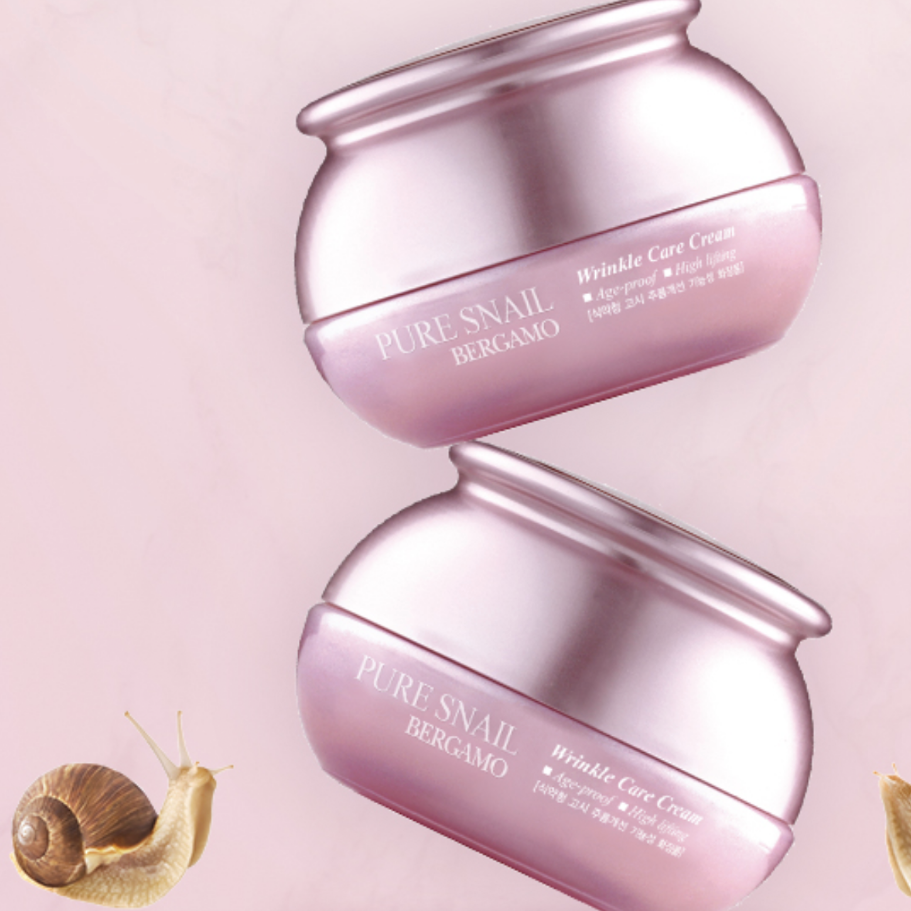 BERGAMO Pure Snail Crema Antiarrugas, 50g