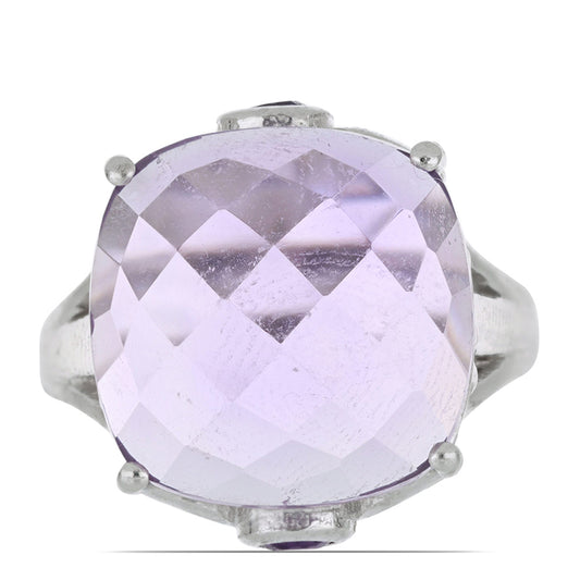 Anillo de Plata con Amatista de Vera Cruz