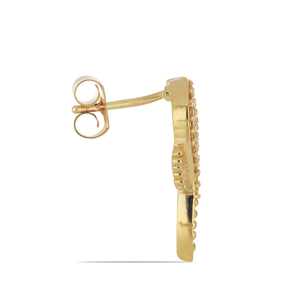 Conjunto de Plata Bañada en Oro con Citrino de los Montes Urales