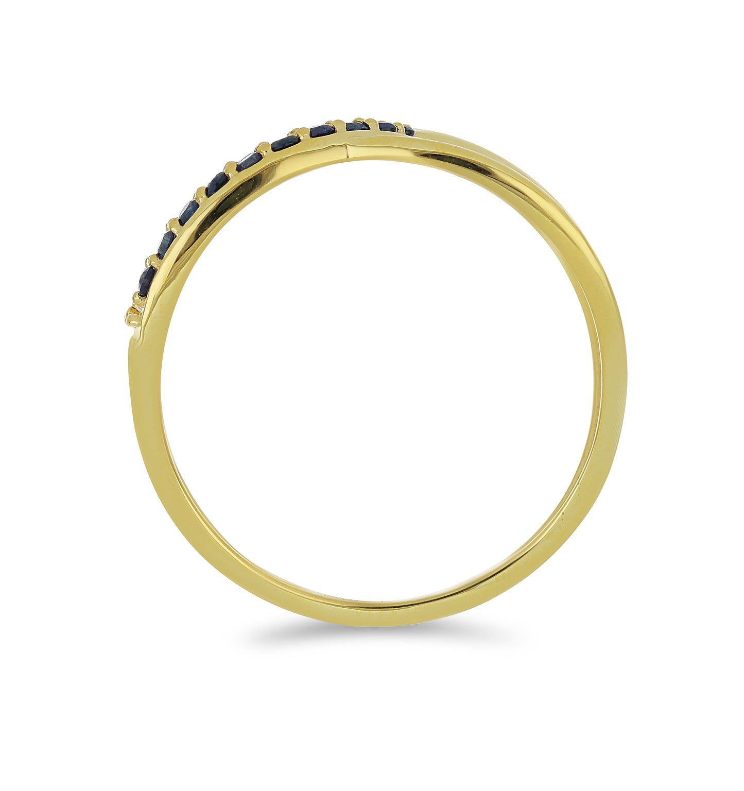 Anillo de Oro 9K con Zafiro de Tailandia
